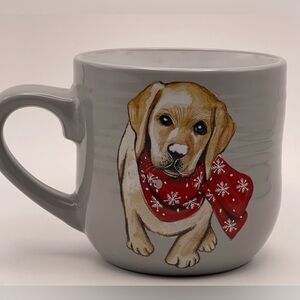 Belle Maison Dog Mug “Home Is Where My Dog Is” Gray Ceramic Puppy Coffee Cup